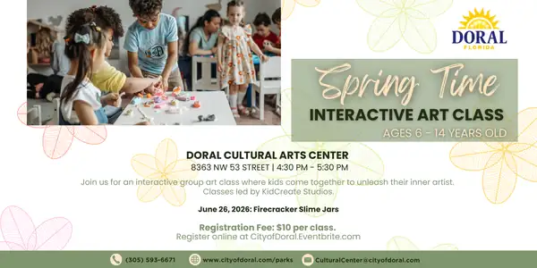 Firecracker Slime Jars - Spring Time Interactive Art Class