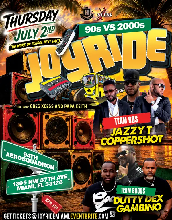 Joyride 90s Vs 2000s- Independence Weekend