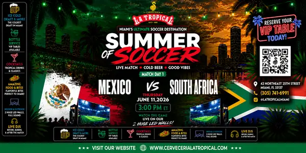 Mexico vs South Africa • Summer of Soccer Watch Party