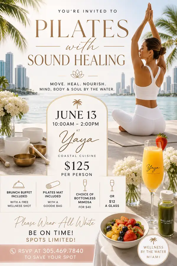 The White Party Wellness Brunch | Pilates & Sound Healing